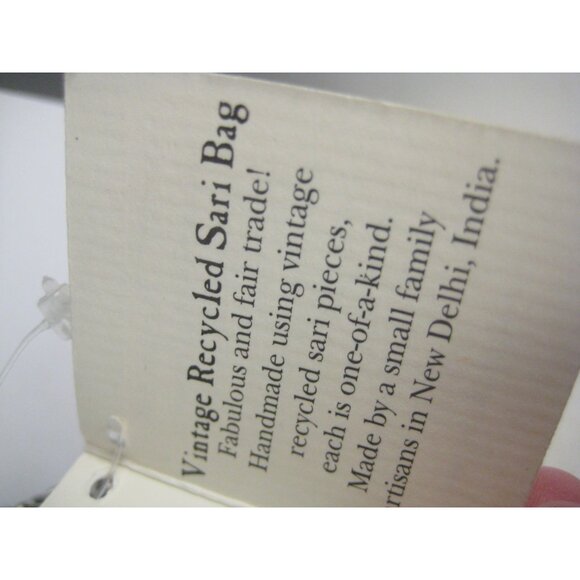 NEW World Finds Handmade Fair Trade Small Crossbody Sequin Purse Chain Strap Bag - Picture 4 of 16